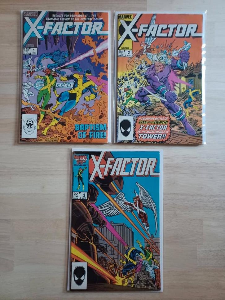 X-Factor 1986 (6 comics), Livres, BD | Comics, Comme neuf, Plusieurs comics, Amérique, Enlèvement ou Envoi