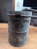 Boite masque à gaz allemand WW1 avec 6 verres de rechange, Enlèvement ou Envoi