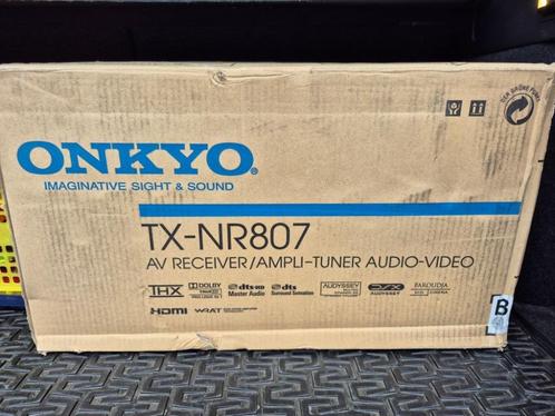 ONKYO TX-NR807 versterker, Audio, Tv en Foto, Versterkers en Ontvangers, Zo goed als nieuw, 120 watt of meer, Onkyo, Ophalen