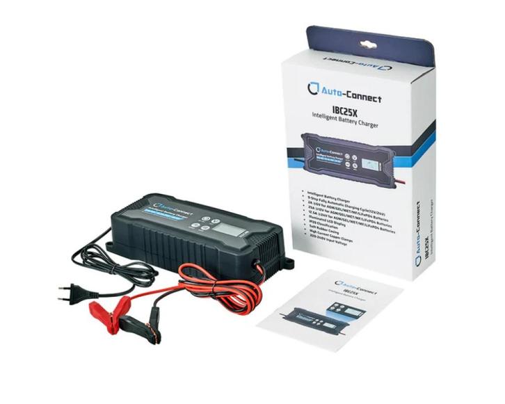 Slimme accu lader 25A/ druppel lader, 12V/24V/6V, Auto diversen, Autospeakers, Nieuw, Ophalen of Verzenden