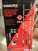 telescopische ladder 2,6m, Doe-het-zelf en Bouw, Ladders en Trappen, Ophalen, Nieuw, Ladder