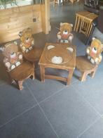 kindertafel en stoelen, Kinderen en Baby's, Kinderkamer | Tafels en Stoelen, Ophalen, Gebruikt, Tafel(s) en Stoel(en)