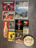 Lot Vintage reclame borden, Ophalen, Zo goed als nieuw
