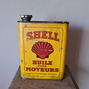 Ancien bidon d'huile Shell, Enlèvement ou Envoi