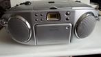Radio cd. Cassette. Merk Magnum  kleur. Grijs  breedte 40 cm, Audio, Tv en Foto, Ophalen of Verzenden, Zo goed als nieuw, Radio