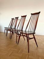 4 chaises Ercol Windsor excellent état, Gebruikt, Overige kleuren, Ophalen of Verzenden, Vier