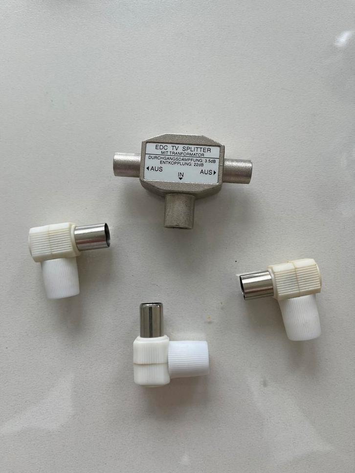 Nieuwe Astro T-splitter tv HF-TV en toebehoren, Audio, Tv en Foto, Audiokabels en Televisiekabels, Zo goed als nieuw, Ophalen of Verzenden