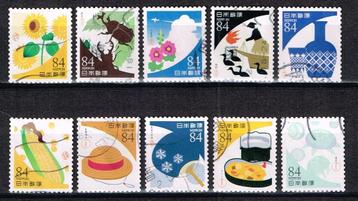 Postzegels uit Japan - K 3733 - kleuren