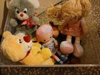 volle doos knuffels en poppen, Kinderen en Baby's, Speelgoed | Knuffels en Pluche, Ophalen of Verzenden, Zo goed als nieuw, Overige typen
