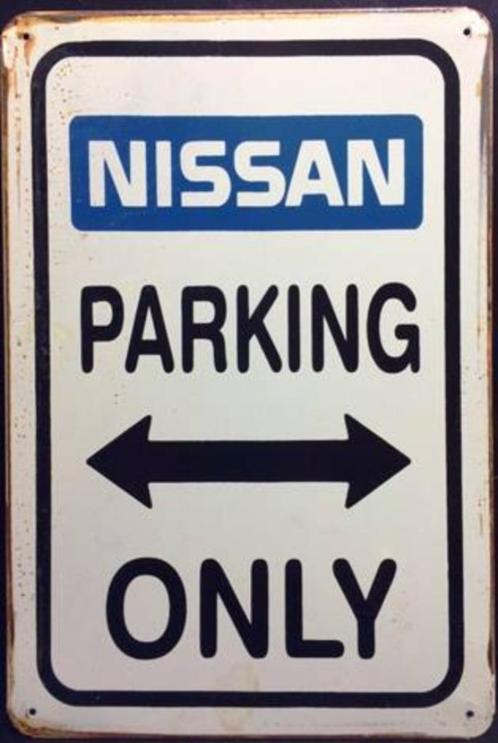 Plaque murale en métal rouillée Nissan Parking Only, Autos : Divers, Tuning & Styling, Enlèvement ou Envoi
