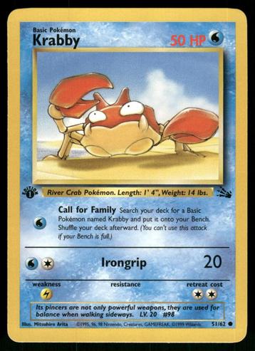 Krabby 51/62 - Fossil (1st edition) beschikbaar voor biedingen