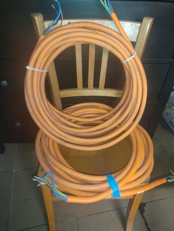 10 m câble électrique triphasé 5G6, 32 A, 3 PH + N + T