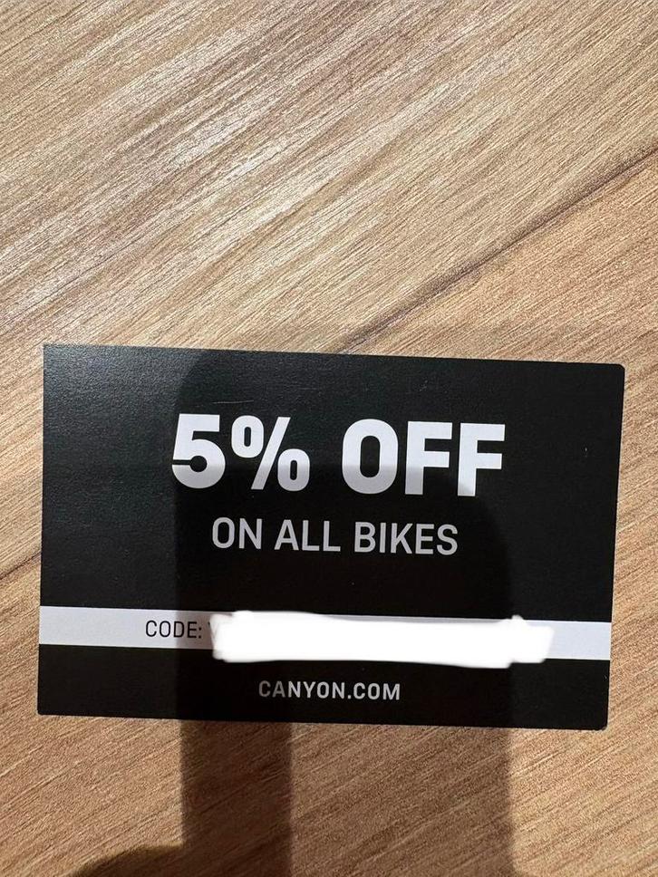 Unieke kortingscode voor Canyon fietsen & framesets, Fietsen en Brommers, Fietsen | Mountainbikes en ATB, Verzenden