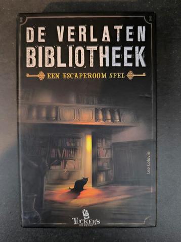 Escaperoom spel "de verlaten bibliotheek" beschikbaar voor biedingen