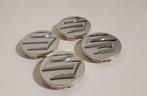 Zilvere Suzuki Naafdoppen/Naafkappen 58mm set van 4 stuks, Verzenden, Nieuw