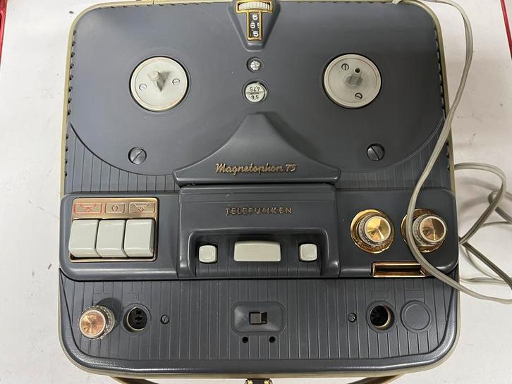 Magnétophone à bandesTelefunken Magnetophon 75 (1959), Audio, Tv en Foto, Bandrecorder, Bandrecorder, Ophalen
