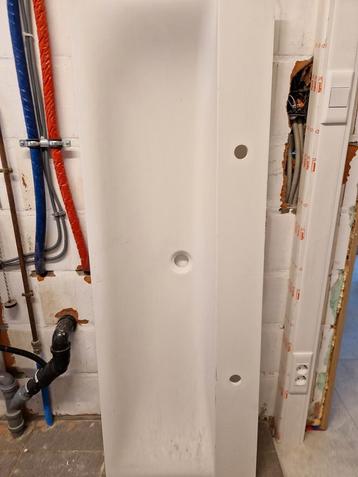 Geberit wasmeubel 140x48cm - 2 kraangaten en 1 afvoergat beschikbaar voor biedingen