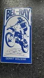 Autocollant moto cross Bel Ray pour huile moteur Gerrit Wols, Comme neuf, Voiture ou Moto, Enlèvement ou Envoi