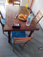 Verlengbare tafel met 4 stoelen, Huis en Inrichting, Ophalen