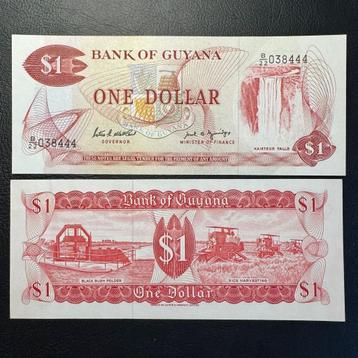 Guyana - 1 Dollar 1989 - P 21f - UNC - 742 beschikbaar voor biedingen