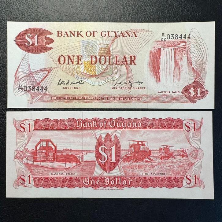 Guyana - 1 Dollar 1989 - P 21f - UNC - 742, Postzegels en Munten, Bankbiljetten | Afrika, Overige landen, Ophalen of Verzenden