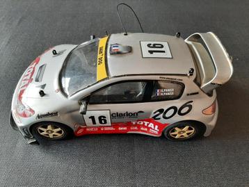 modelauto Peugeot 206 WRC RC radiografisch,schaal 1:14 beschikbaar voor biedingen