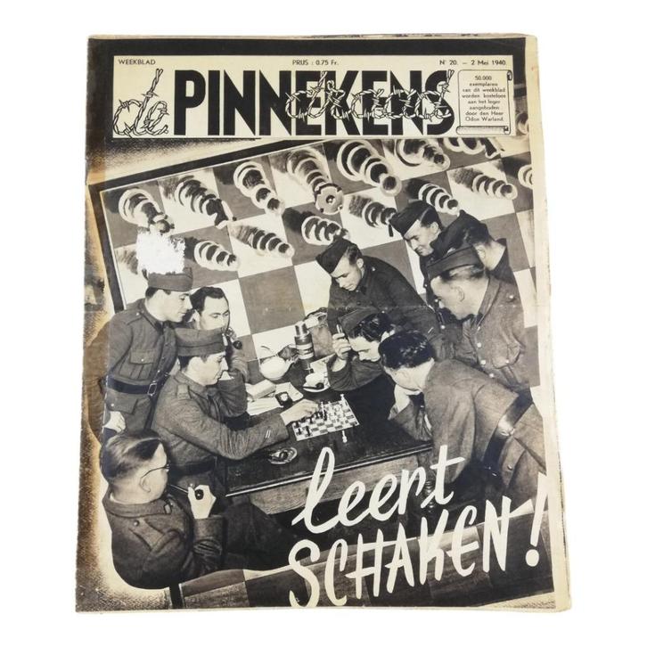 ABBL - de Pinnekensdraad - Nr. 20 8.02.1940, Verzamelen, Militaria | Tweede Wereldoorlog, Landmacht, Boek of Tijdschrift, Ophalen of Verzenden