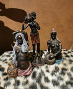 3 figurines en bois, Comme neuf, Enlèvement ou Envoi