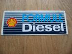 Sticker Shell Formule Diesel 16 x 6,5 cm, Enlèvement ou Envoi, Neuf, Voiture ou Moto
