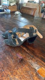 Zwarte sandalen maat 38, ANDERE, Zwart, Gedragen, Sandalen of Muiltjes