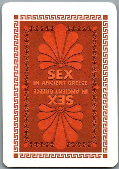 speelkaart - LK8270 - 2# Ancient Greece, Verzamelen, Speelkaarten, Jokers en Kwartetten, Zo goed als nieuw, Speelkaart(en), Ophalen of Verzenden