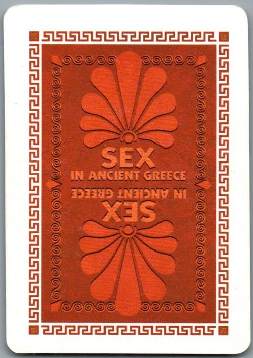 carte à jouer - LK8270 - 2# Grèce antique, Collections, Cartes à jouer, Jokers & Jeux des sept familles, Comme neuf, Carte(s) à jouer