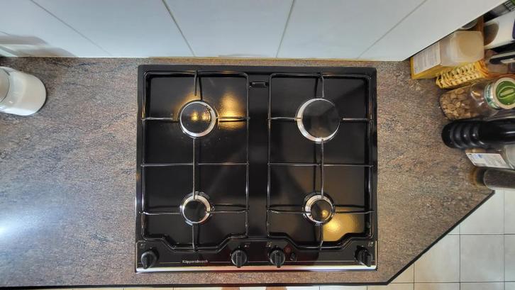 4-PITS GASKOOKPLAAT - KÜPPERSBUSCH, Elektronische apparatuur, Kookplaten, Gebruikt, Inbouw, Gas, 4 kookzones, Ophalen