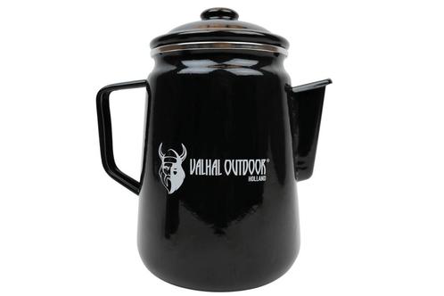 Valhal outdoor: Percolator, mok, vuurschaal, wax, Huis en Inrichting, Keuken | Potten en Pannen, Nieuw, Gietijzer, Ophalen of Verzenden