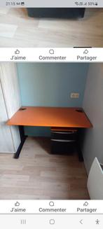 Bureau avec caisson à roulettes 120 x 80 x 71, Maison & Meubles, Enlèvement, Bureau