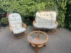 Rotan tuinset, Tuin en Terras, Ophalen, Zo goed als nieuw, Rotan