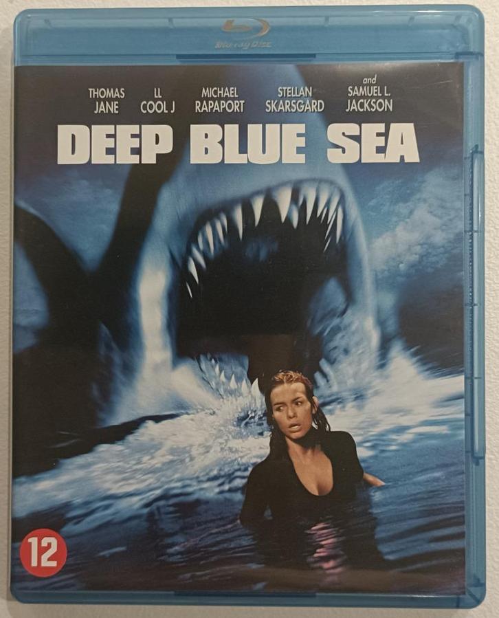 Deep Blue Sea blu-ray (met NL ondertitels), Cd's en Dvd's, Blu-ray, Zo goed als nieuw, Thrillers en Misdaad, Ophalen of Verzenden