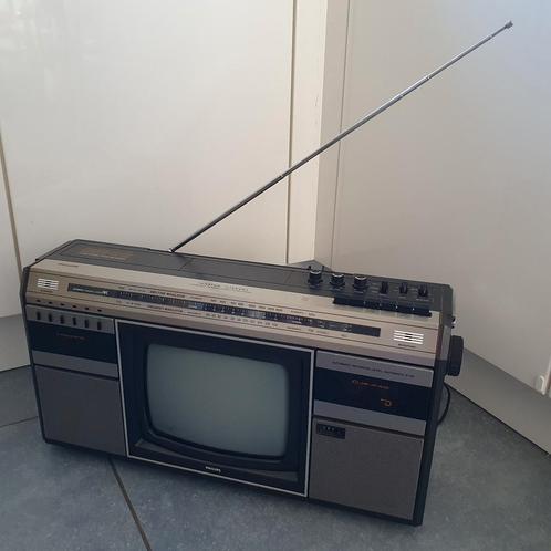 rare Philips Combi TC-10, TV, Hi-fi & Vidéo, Radios, Utilisé, Radio, Enlèvement ou Envoi