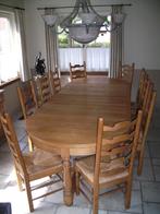 Eiken tafel 3 meter, 200 cm of meer, 100 tot 150 cm, Eikenhout, Zo goed als nieuw