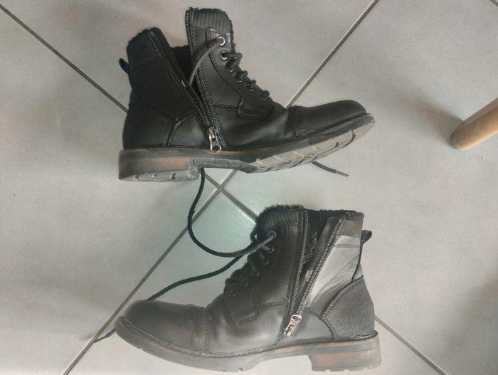 Chaussures homme taille 41, Kleding | Heren, Schoenen, Boots, Zwart, Ophalen of Verzenden