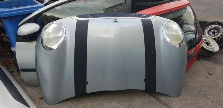 MINI COOPER MOTORKAP +KOPLAMPEN  BJ 2002 TOT 2007, Auto-onderdelen, Carrosserie, Motorkap, Gebruikt, Ophalen of Verzenden