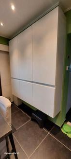 Moderne witte keuken, Huis en Inrichting, Keuken | Complete keukens, Ophalen, Zo goed als nieuw, Wit