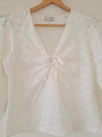 3SUISSES, PETITE BLOUSE S/M, AJOURÉS, BLANC, COTON, Vêtements | Femmes, Blouses & Tuniques, Enlèvement, Porté, Blanc