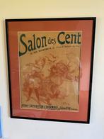 oude poster met Passe-Partout, student van Cheret, Met lijst, Ophalen of Verzenden, A1 t/m A3, Overige onderwerpen