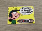 Sticker Guust Flater - Club - Franstalig, Verzamelen, Ophalen of Verzenden, Zo goed als nieuw, Strip of Tekenfilm