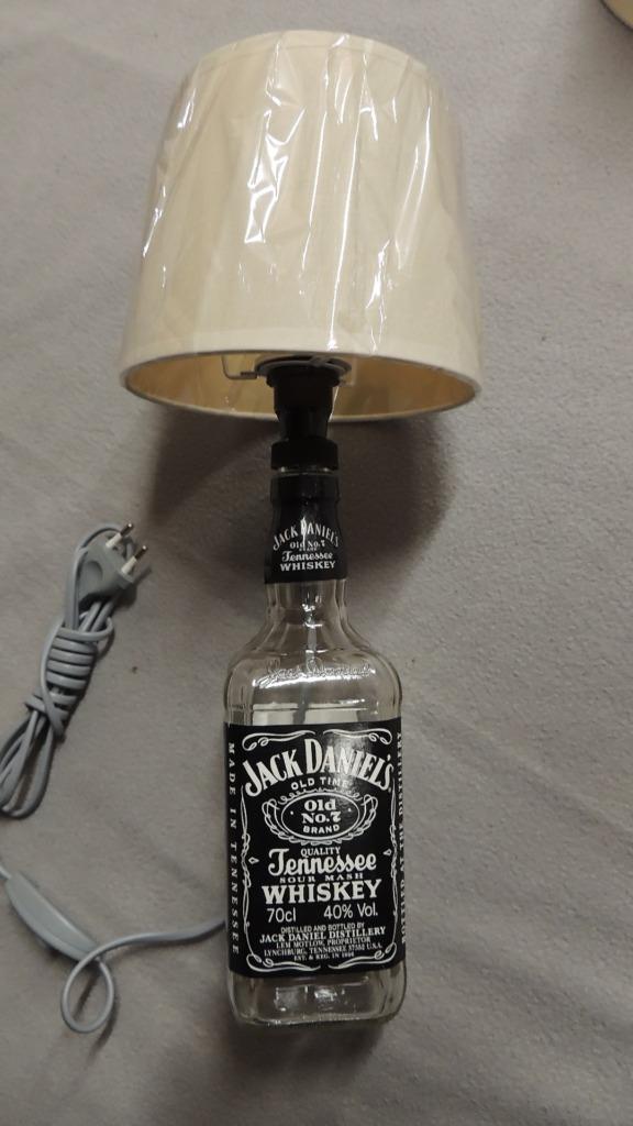 Lampes Jack Daniels, Huis en Inrichting, Lampen | Tafellampen, Nieuw, Minder dan 50 cm, Glas, Stof, Ophalen