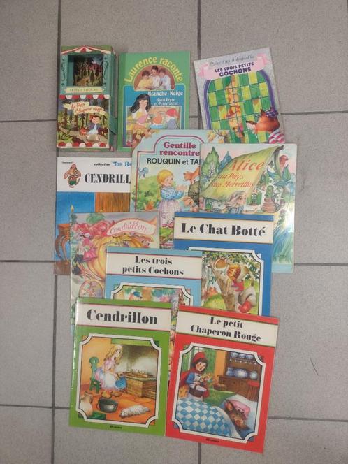 Lot de livres " contes de fées " avec en + 1 petit théâtre !, Livres, Livres pour enfants | 4 ans et plus, Utilisé, Contes (de fées)