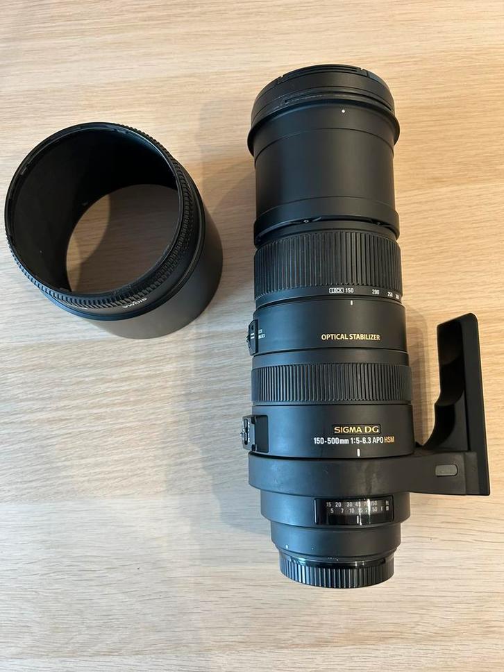 Sigma 150-500 voor Canon EF-vatting, Audio, Tv en Foto, Foto | Lenzen en Objectieven, Gebruikt, Telelens, Ophalen