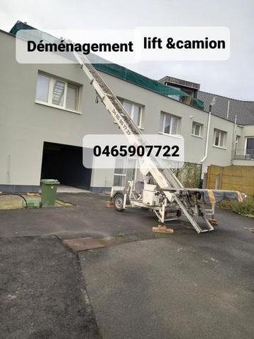 Déménagement transport lift 0465907722