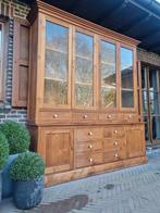 Teak buffetkast/vitrinekast 089/25 (gratis levering), Huis en Inrichting, Ophalen of Verzenden, Zo goed als nieuw